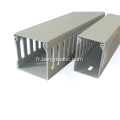 Flexible Rectangular Grey Plastic PVC Câble Câble